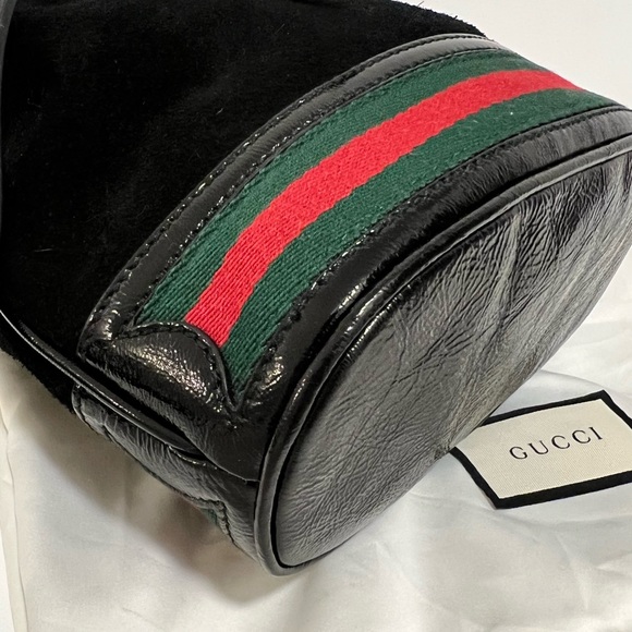 BNWT* Gucci Ophidia Small Suede Bucket Bag - Picture 7 of 11